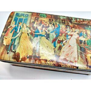 Vintage Thorne's  World's Premier Toffee Tin - Dickesian Memories -  7 1/4" long